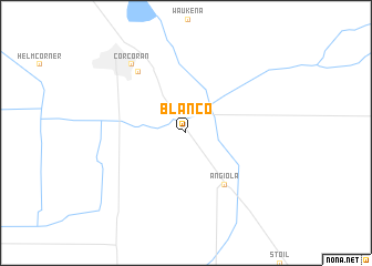 map of Blanco