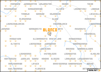 map of Blanco