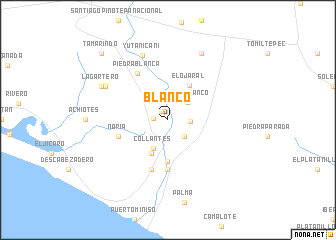 map of Blanco
