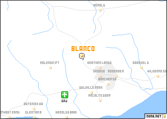 map of Blanco