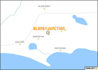 map of Blaney Junction