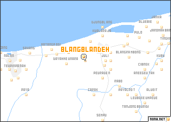 map of Blangblandeh