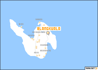 map of Blangkuala