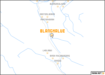 map of Blang Malue