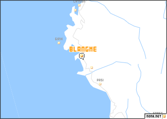 map of Blangme