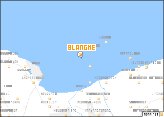 map of Blangme