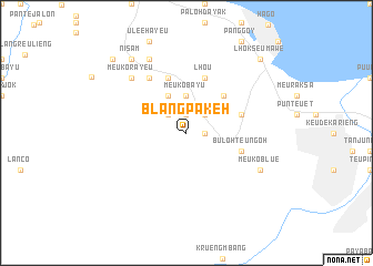 map of Blangpakeh