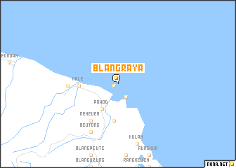 map of Blangraya