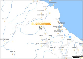 map of Blangurung