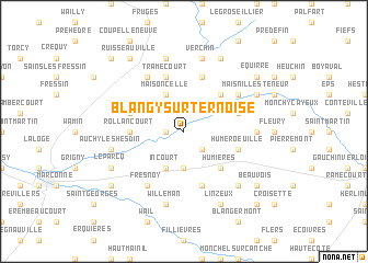 map of Blangy-sur-Ternoise