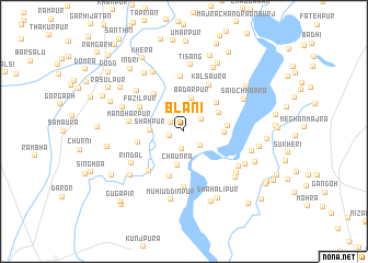 map of Blāni