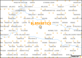 map of Blankartice