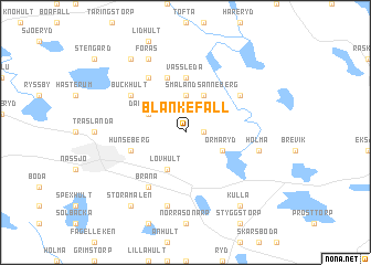 map of Blankefall