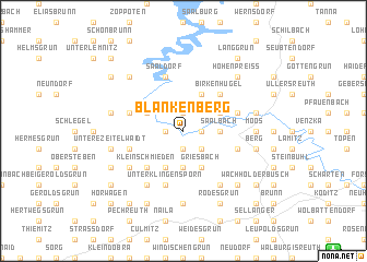 map of Blankenberg