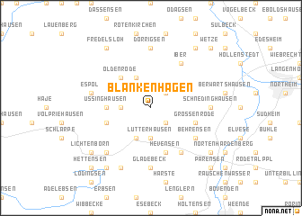 map of Blankenhagen