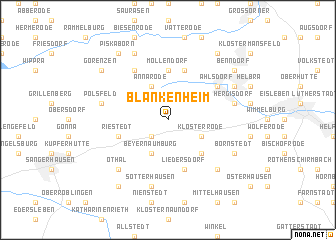 map of Blankenheim