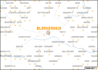 map of Blankenheim