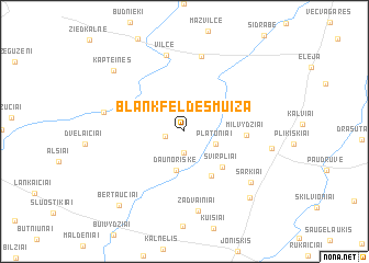 map of (( Blankfeldes Muiža ))