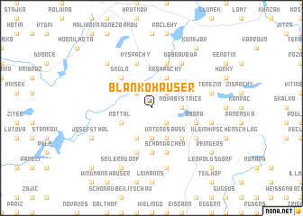 map of Blankohäuser