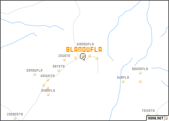 map of Blanoufla