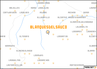 map of Blanques del Saúco