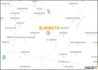 map of Blanquita