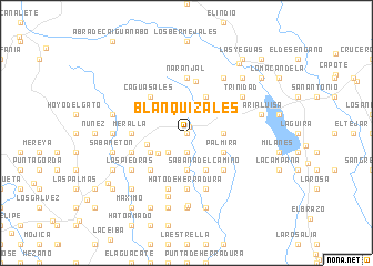 map of Blanquizales