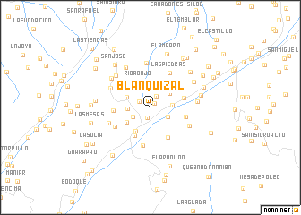 map of Blanquizal