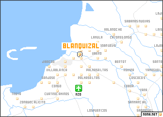 map of Blanquizal