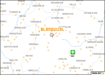 map of Blanquizal