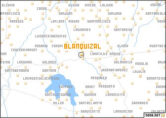 map of Blanquizal