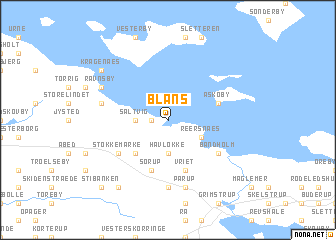 map of Blans