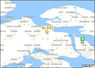 map of Blans