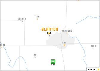 map of Blanton