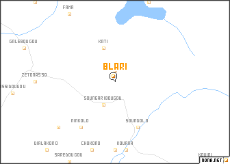 map of Blari