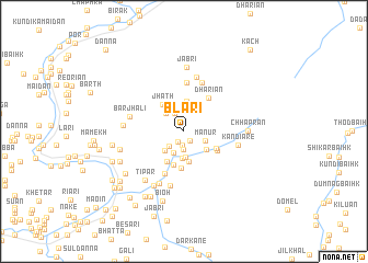 map of Blāri