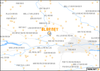 map of Blarney