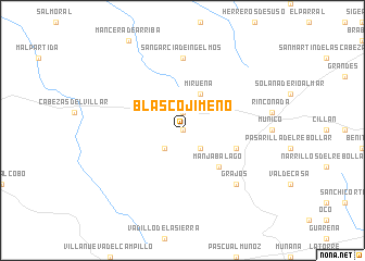 map of Blascojimeno