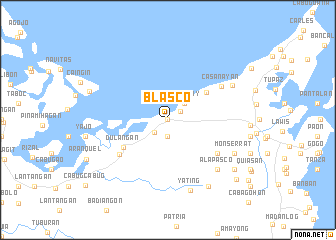 map of Blasco