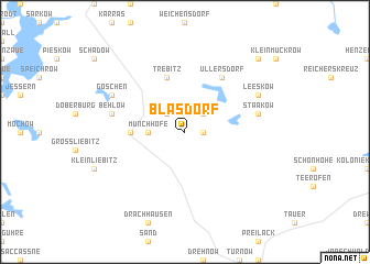 map of Blasdorf