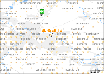 map of Blasewitz