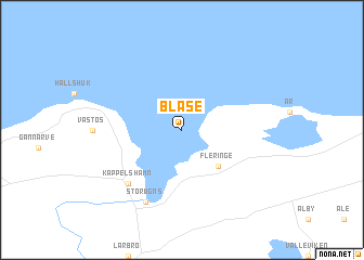 map of Bläse