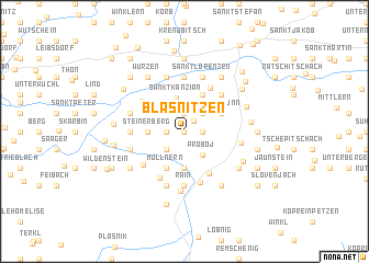 map of Blasnitzen