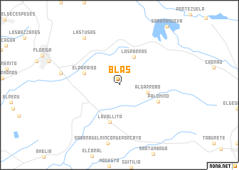 map of Blas