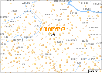 map of Blatančići