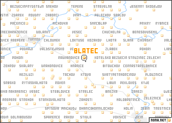 map of Blatec