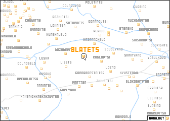 map of Blatets
