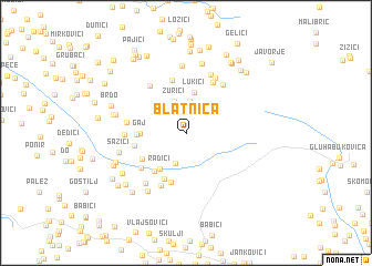 map of Blatnica