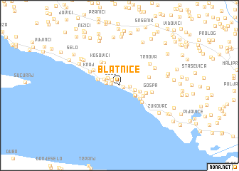 map of Blatnice