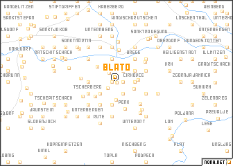 map of Blato